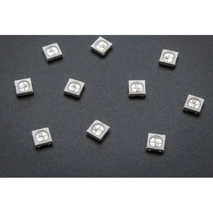 1 Paket (10 Parça) NeoPixel 5050 RGB LED (Dahili Sürücü Çipi ile Birlikte)