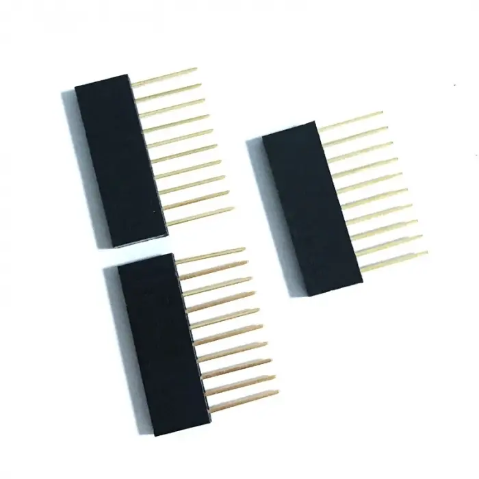 10 Pin 11mm Uzunluğunda Stackable Dişi Header