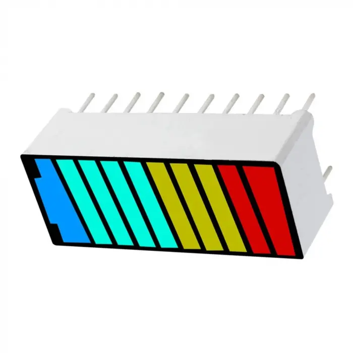 10 Segment 4 Renkli LED Batarya Seviye Göstergesi