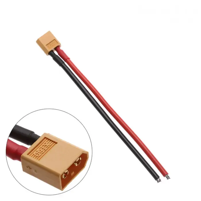 12AWG 15cm XT60 Erkek Kablo