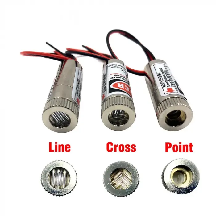 12mm 650nm 5mw Kırmızı Çizgi Kafalı Lazer