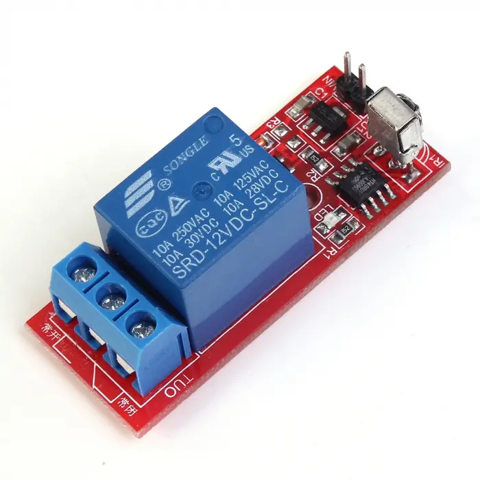 12V 1 Kanallı IR Uzaktan Kumandalı Röle Modülü