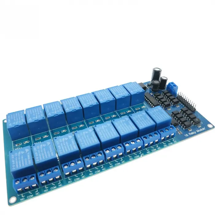 12V 16 Kanallı Optokuplörlü Röle