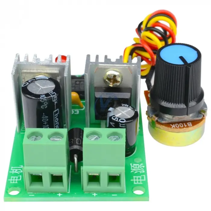 12V 3A PWM DC Motor Hız Kontrolcüsü