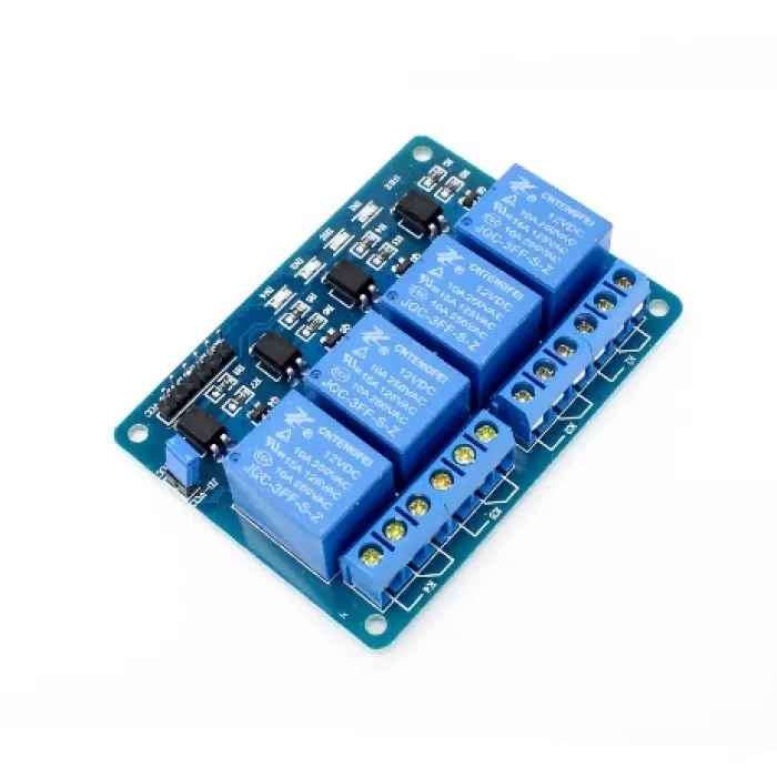 12V 4 Kanallı Optokuplörlü Röle