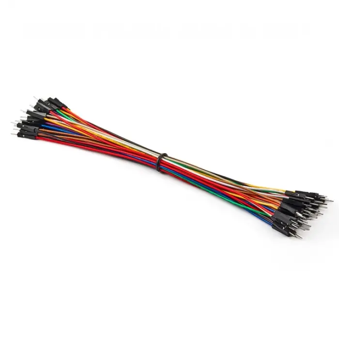 20 Adet 40cm Erkek - Erkek Breadboard Kablosu