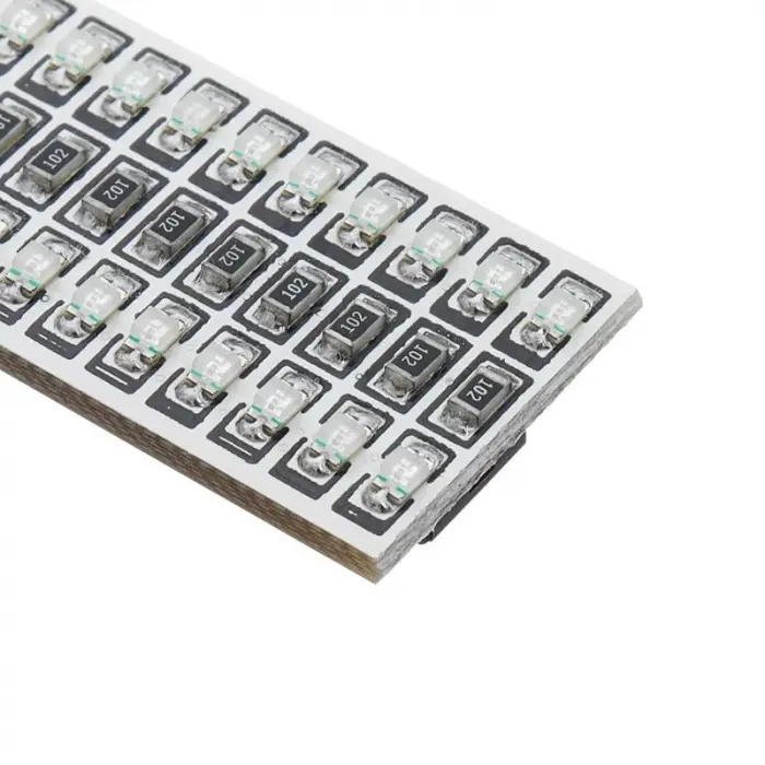 2×13 Yeşil Mini USB li Ayarlanabilir Sese Duyarlı Spektrum LED