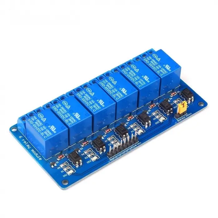 24V 6 Kanallı Optokuplörlü Röle