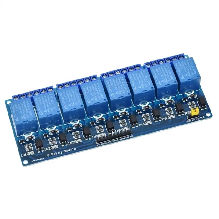 24V 8 Kanallı Optokuplörlü Röle