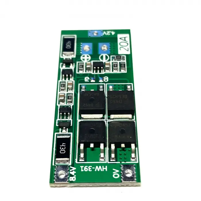 2S 20A 8.4V Li-ion 18650 BMS Batarya Koruma Kartı