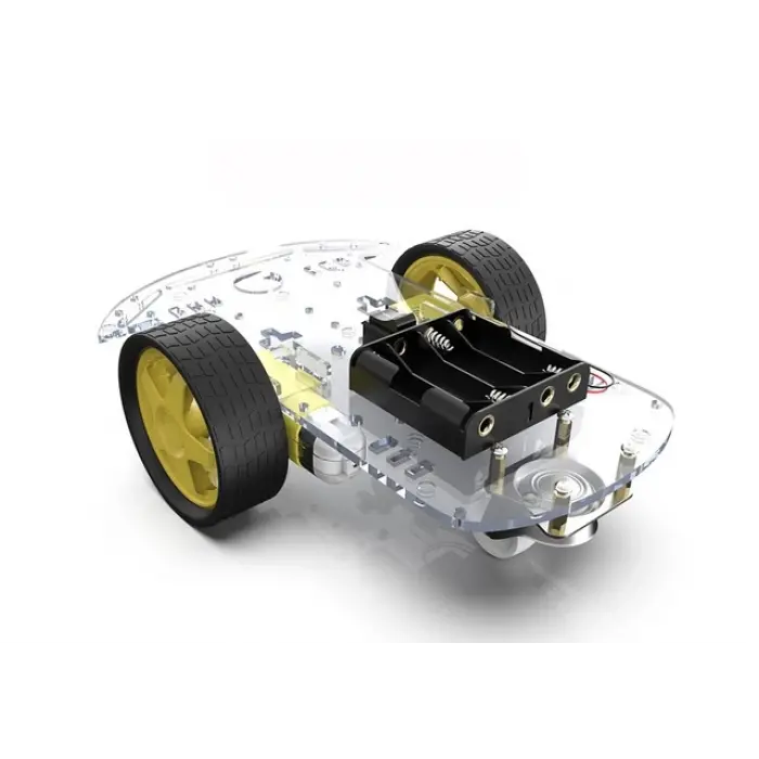 2WD Şeffaf Smart Car Şasisi