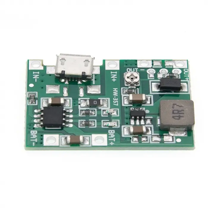 3.7V 4.2V Lityum Li-ion 18650 Batarya Şarj Kartı