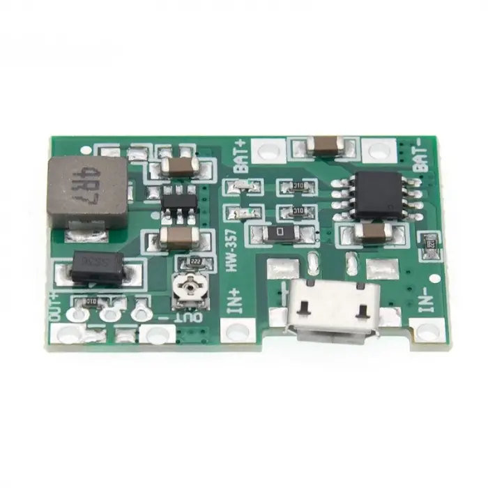 3.7V 4.2V Lityum Li-ion 18650 Batarya Şarj Kartı