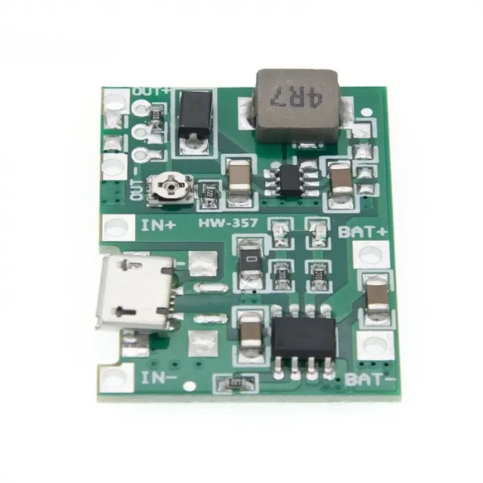 3.7V 4.2V Lityum Li-ion 18650 Batarya Şarj Kartı