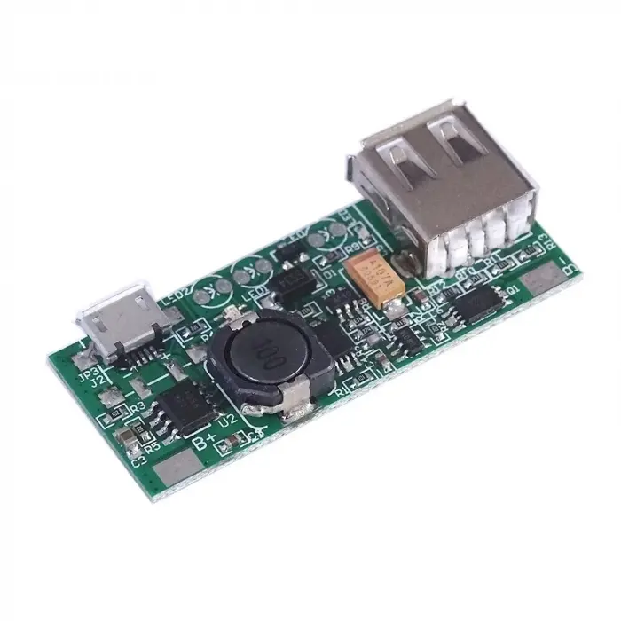 3.7Vdan 5Va 1A Lityum Batarya Telefon Şarj ve Deşarj Modülü (Korumalı)