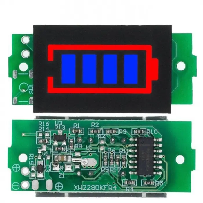 3S Lityum Batarya Kapasite Göstergesi Modülü