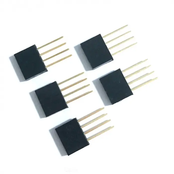 4 Pin 11mm Uzunluğunda Stackable Dişi Header