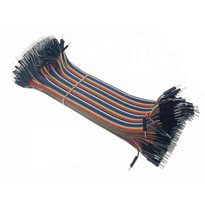 40 Pin 10cm Erkek - Erkek Dupont Kablo