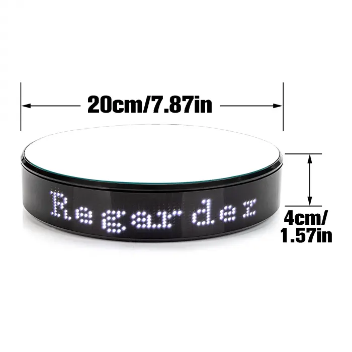 LED Ekranlı 360 Derece Döner Stand