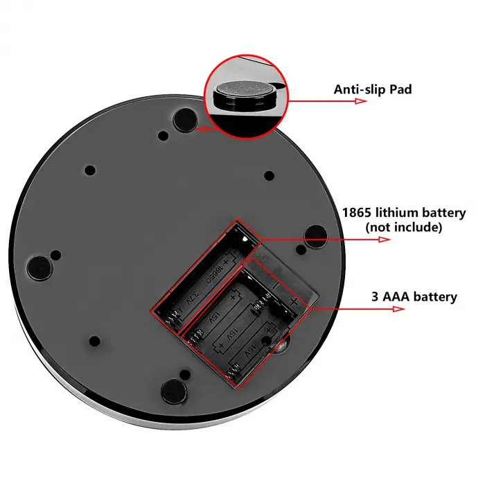 LED Ekranlı 360 Derece Döner Stand