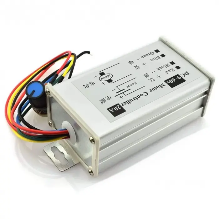9V 12V 24V 36V 48V 60V 20A PWM DC Motor Hız Kontrol Modülü
