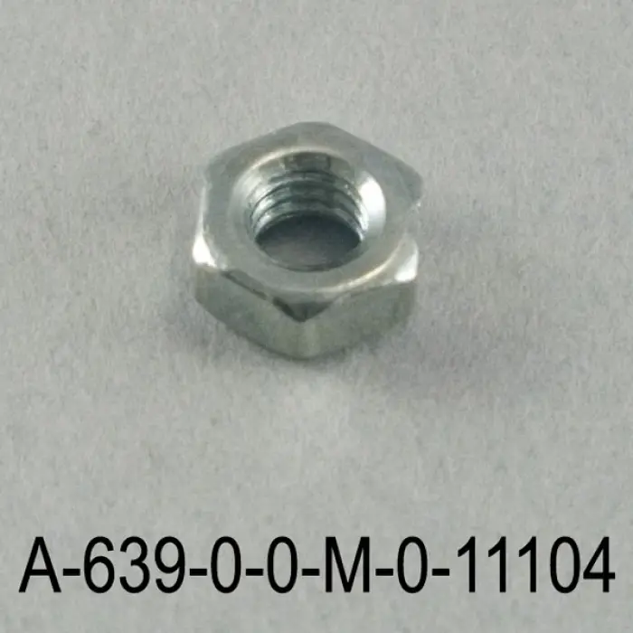 A-639 M4x0,7x3 mm Metalik Somun