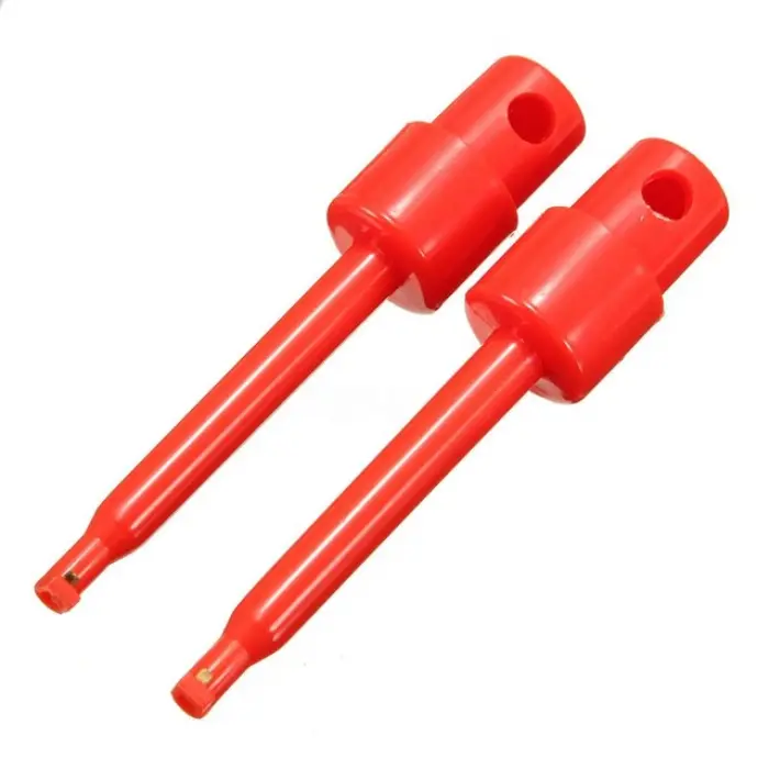 Büyük Kırmızı Yuvarlak Tekli Kanca Klips Test Probu