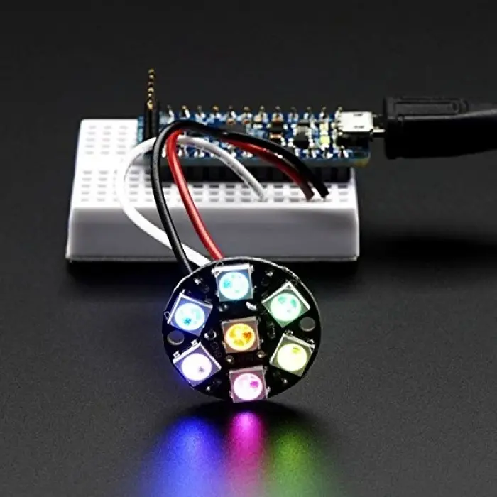 CJMCU 7 LEDli WS2812 5050 RGB LED Modül