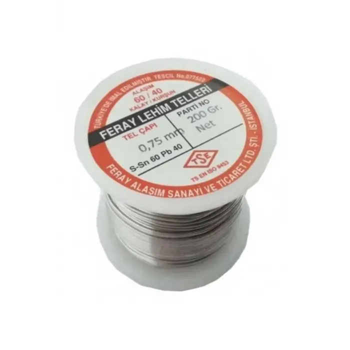 Feray Lehim Teli 60/40 200gr 0,75 mm
