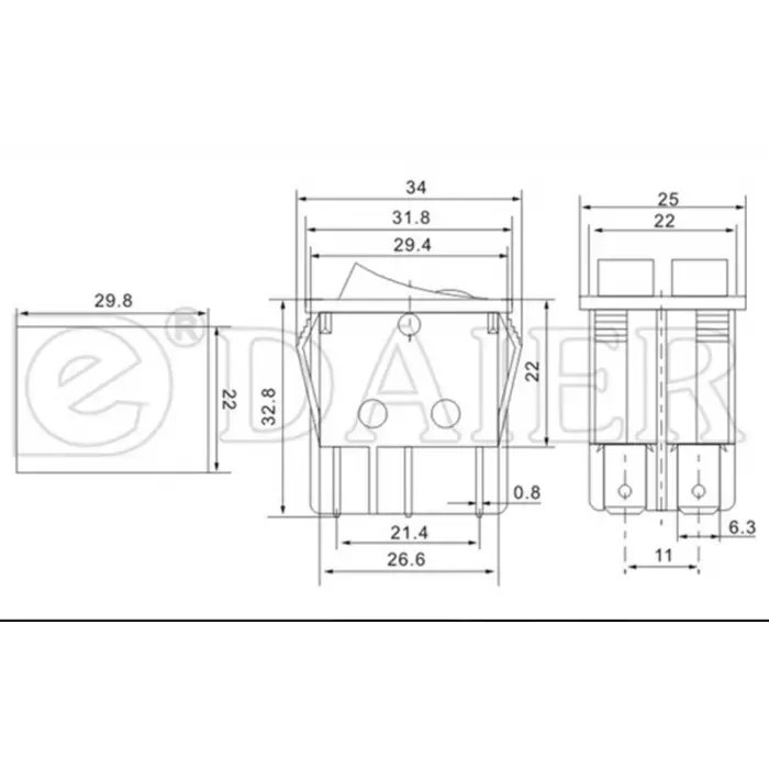 IC-102 İkili Nokta Işıklı Anahtar