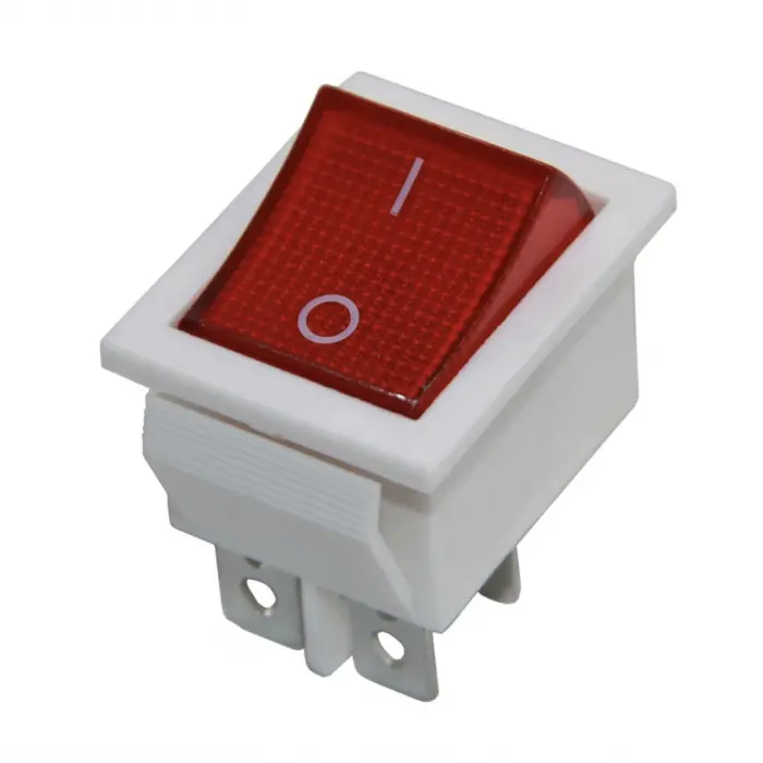 IC-104B Geniş Işıklı Anahtar ON-OFF BEYAZ KASA