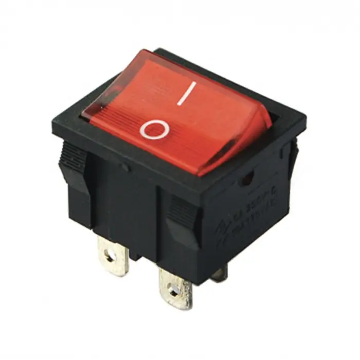 IC-126 Orta boy Işıklı Anahtar ON-OFF 4P