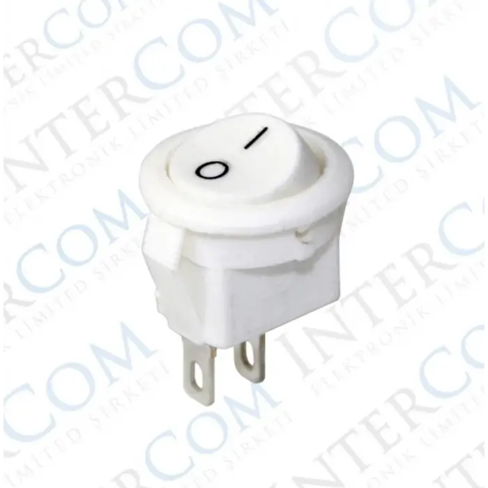 IC-134E Mini Yuvarlak Anahtar  ON-OFF 2P