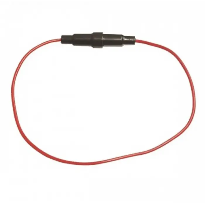 IC-237C KABLOLU SİGORTA YUVASI (5X20) SİYAH