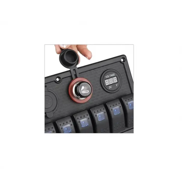 IC-246B-6 10A ÇAKMAK VE ŞASE SOKET 12V