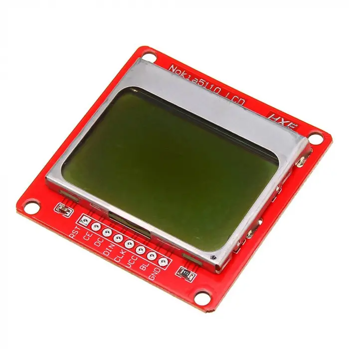 Kırmızı Nokia 5110 84×48 LCD