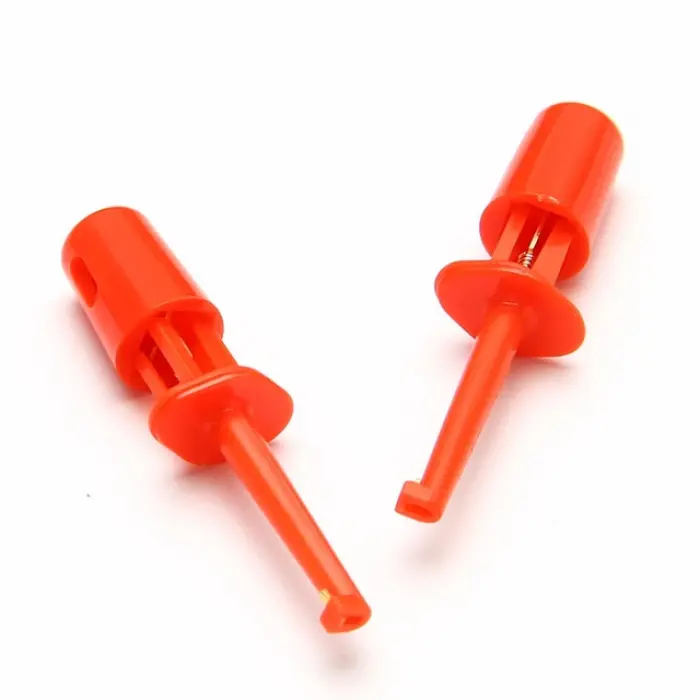 Küçük Kırmızı Yuvarlak Tekli Kanca Klips Test Probu