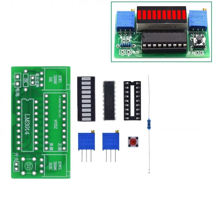 LM3914 10 Segment LED Kiti (Demonte)