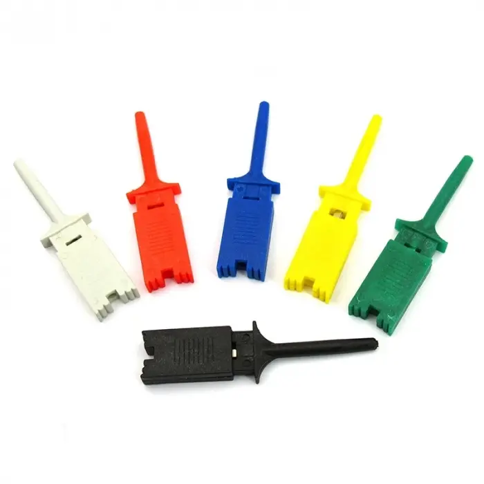 Logic Analyzerlar için Beyaz Kanca Klips Test Probu