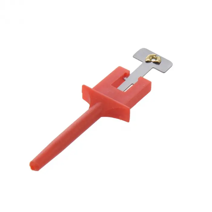 Logic Analyzerlar için Kırmızı Kanca Klips Test Probu