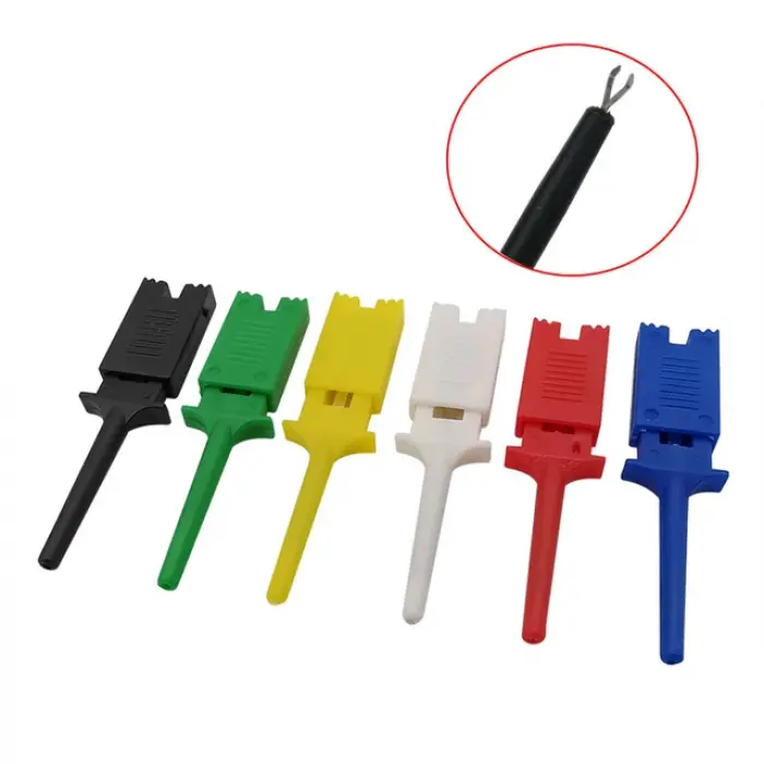 Logic Analyzerlar için Sarı Kanca Klips Test Probu