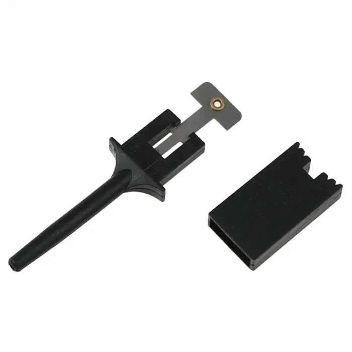 Logic Analyzerlar için Siyah Kanca Klips Test Probu