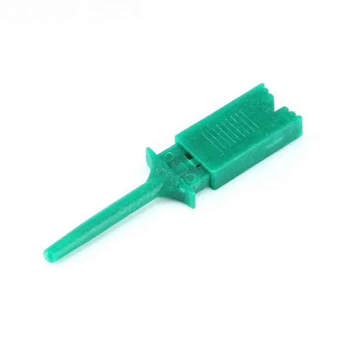 Logic Analyzerlar için Yeşil Kanca Klips Test Probu