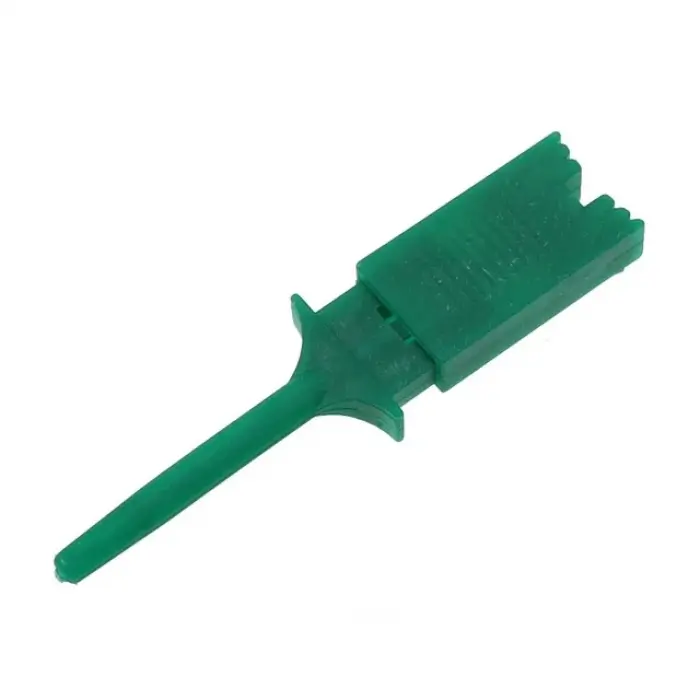 Logic Analyzerlar için Yeşil Kanca Klips Test Probu