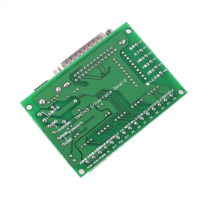 Mach3 5 Eksenli CNC Step Motor Sürücü Kartı + USB Kablo