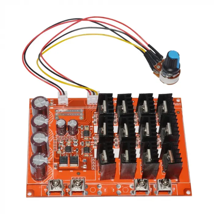MAX DC 10V-50V 60A 3000W PWM Motor Hız Kontrolcüsü