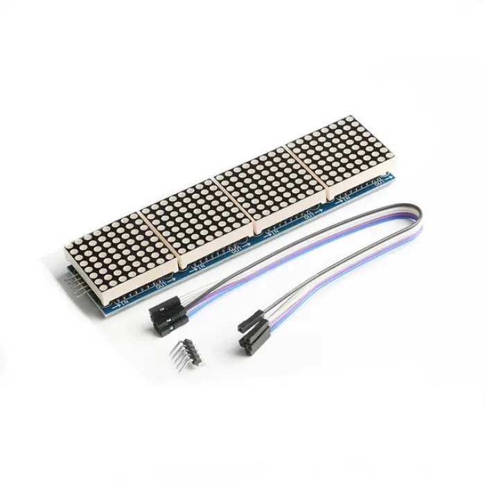 MAX7219 4lü 8×8 Nokta Matrix Modülü