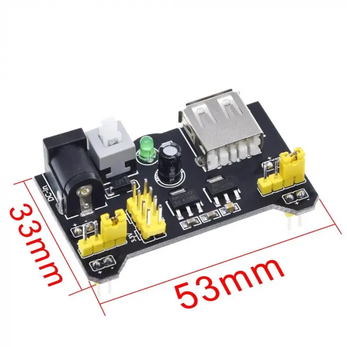 MB-102 3.3V 5V Breadboard Güç Kaynağı Modülü
