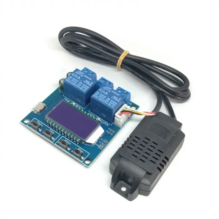 SHT20-XY-TR01 SHT20 2 Kanallı Isı ve Nem Kontrollü Röle Modülü