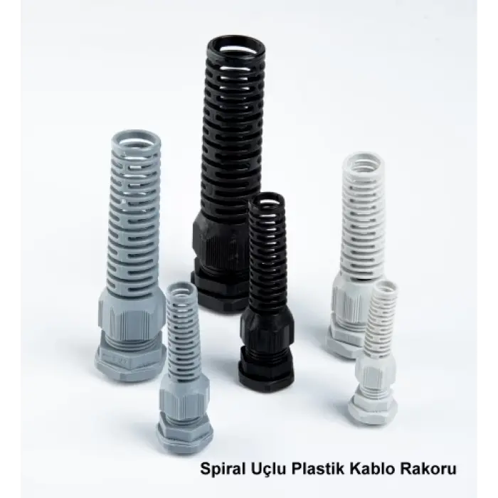 Spiral Uçlu Plastik Rakor (Metrik Diş)